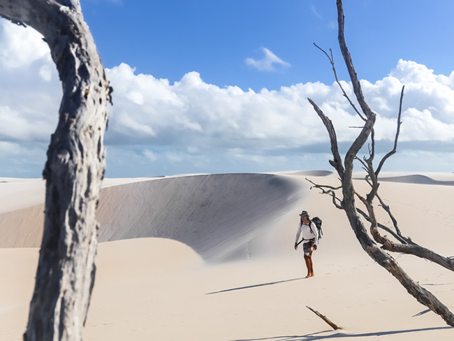 Un destino de viaje en Sudamérica son los Lencois Maranhenses