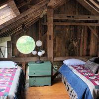 By Manchester, VT-Circa 1840 Hand Hewn Barn on private pond close to skiing.